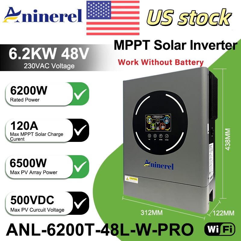Aninerel 6.2KW 48V Hybrid Sola - đánh giá và giá Drone Solar Charger