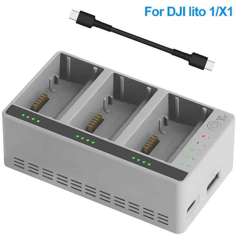 Charger Hub for DJI LITO 1 X1  - đánh giá và giá Drone Charging Hub