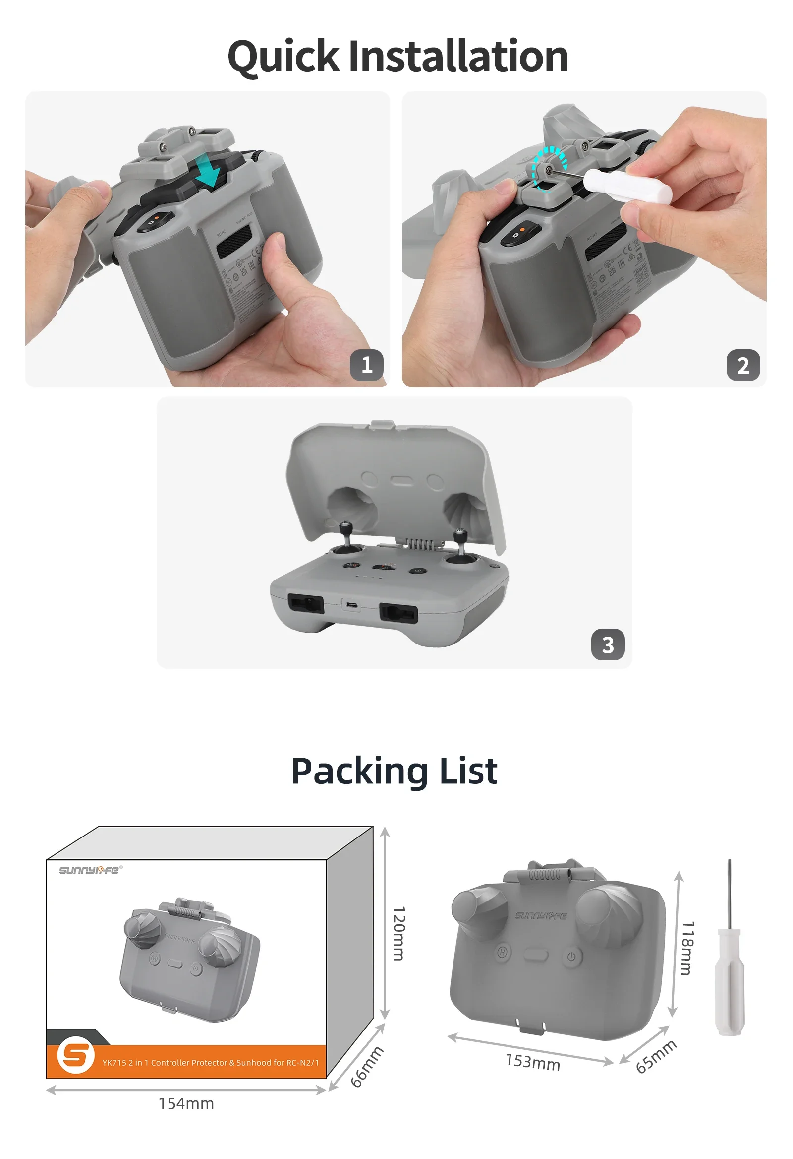 2 in 1 Controller Protector Su - đánh giá và giá Drone Controller Hood