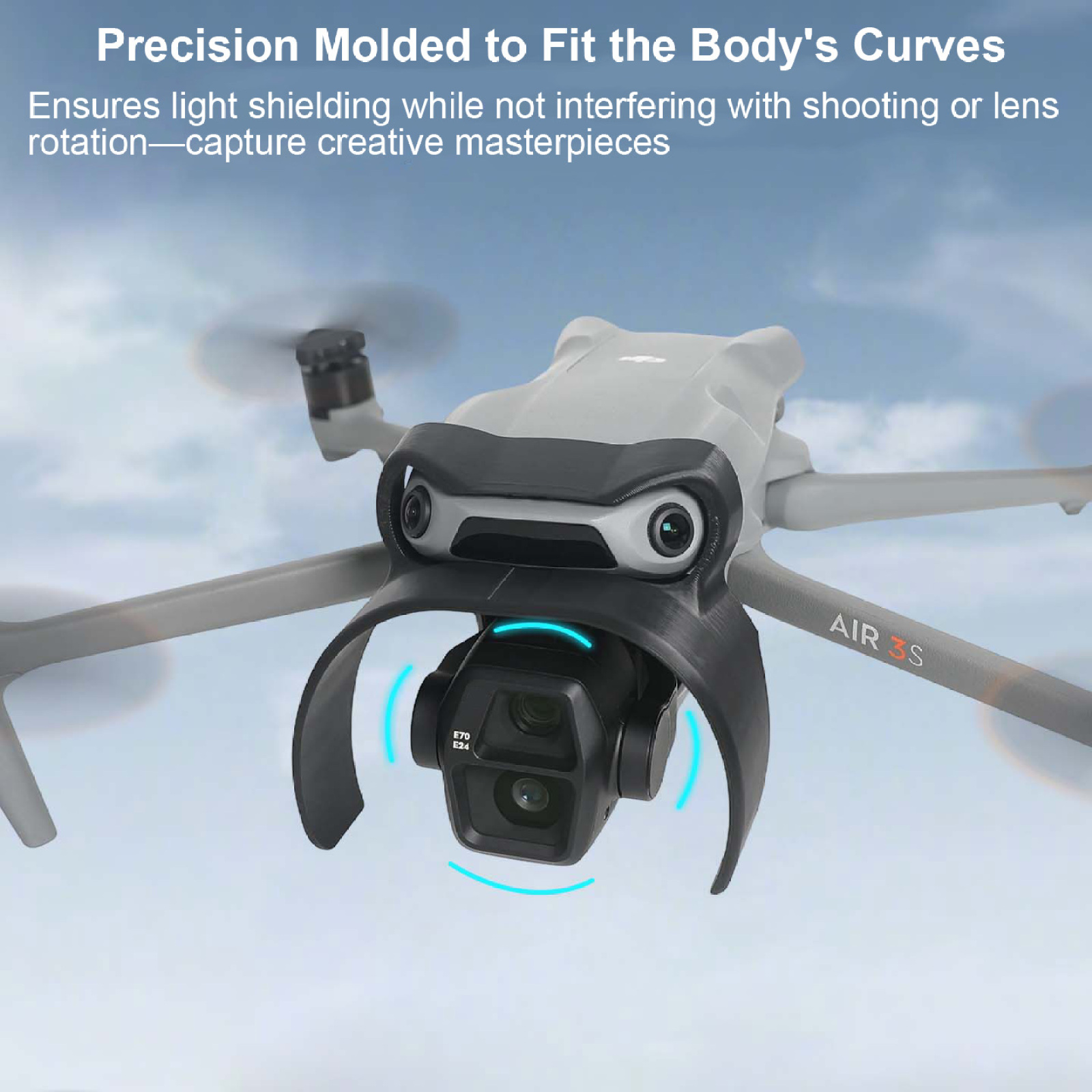 for DJI Mavic Air 3S Lens Hood - đánh giá và giá Drone Sun Shade