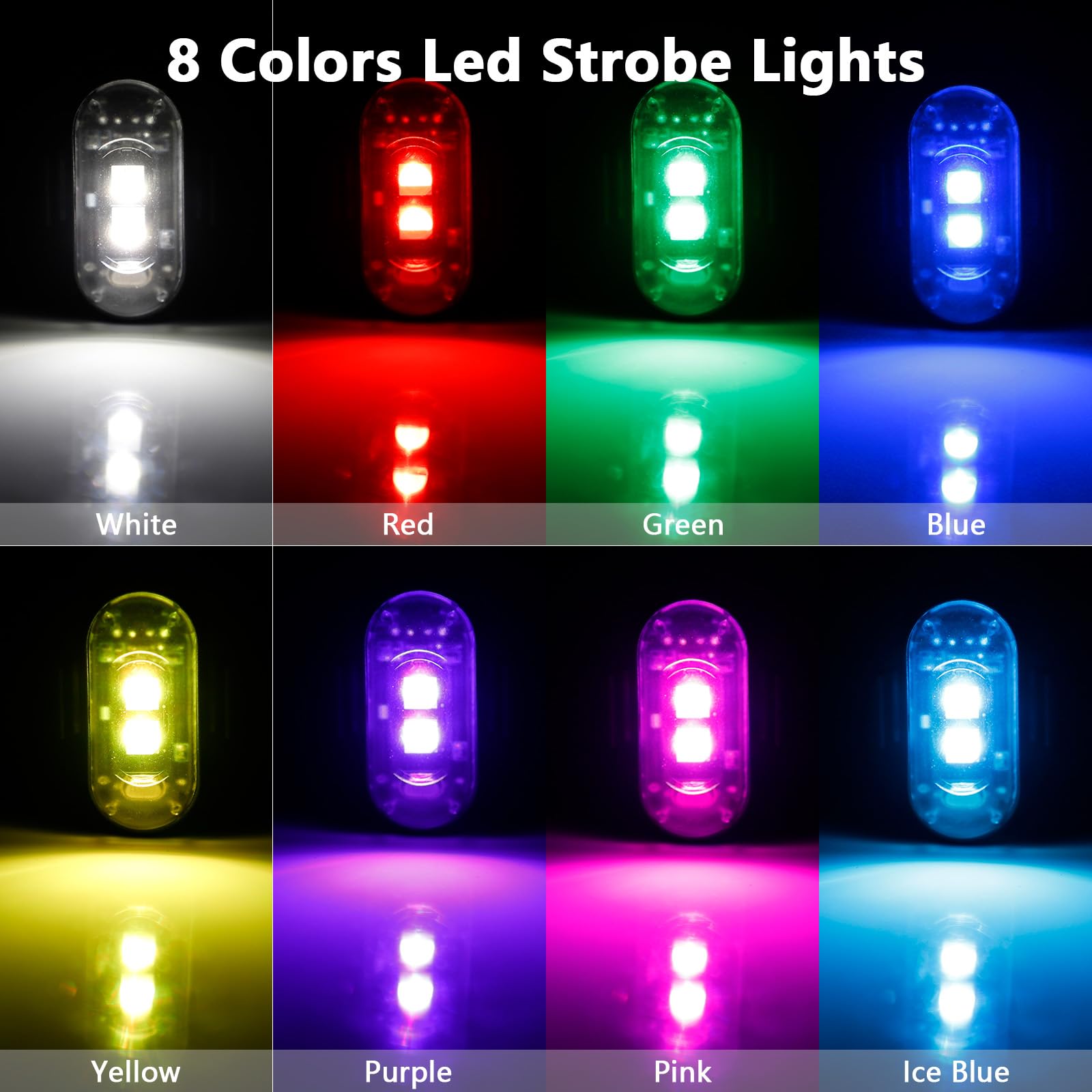 4 Pcs Led Strobe Lights with R - đánh giá và giá Drone Strobe Light