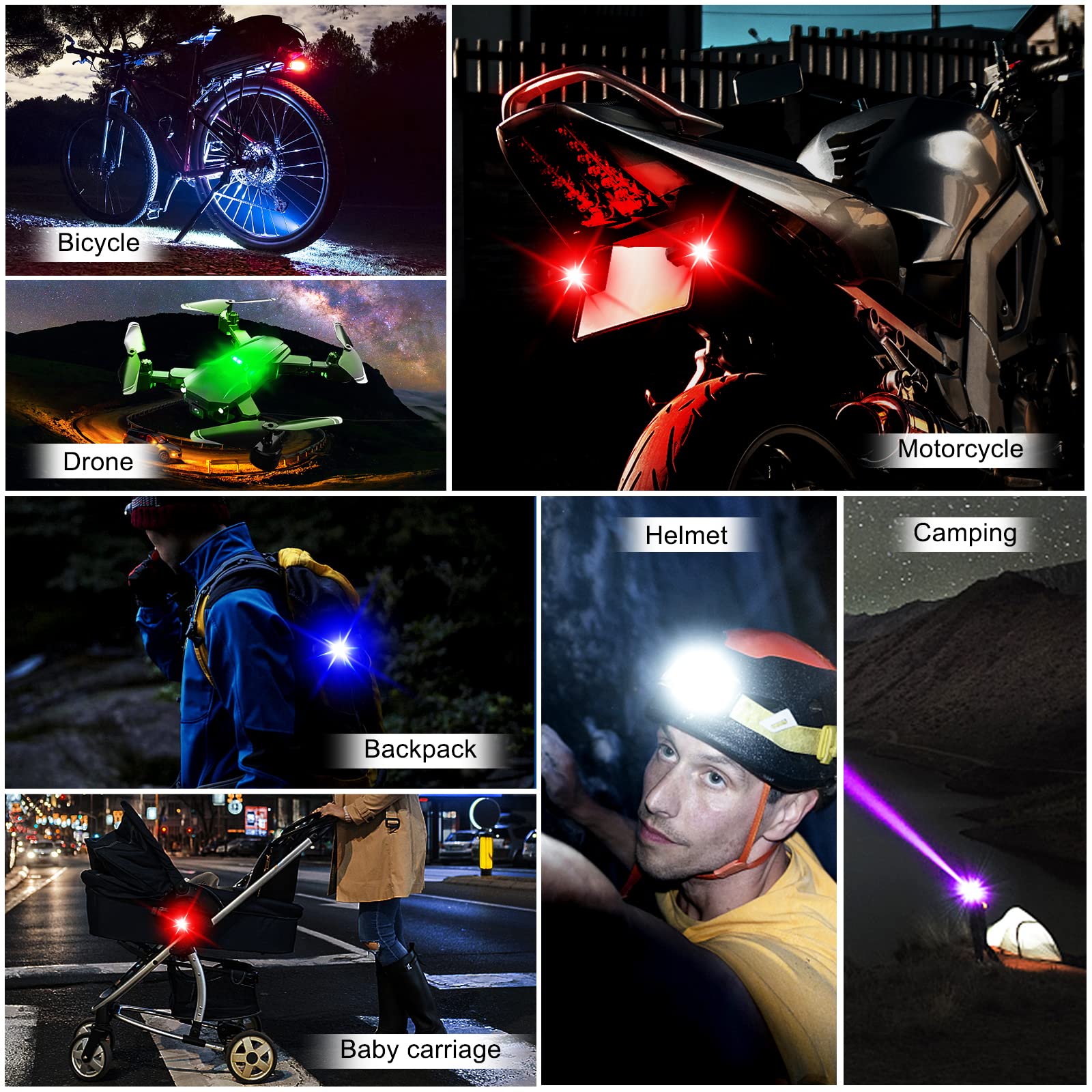 Motorcycle Lights Drone Strobe - đánh giá và giá Drone Strobe Light