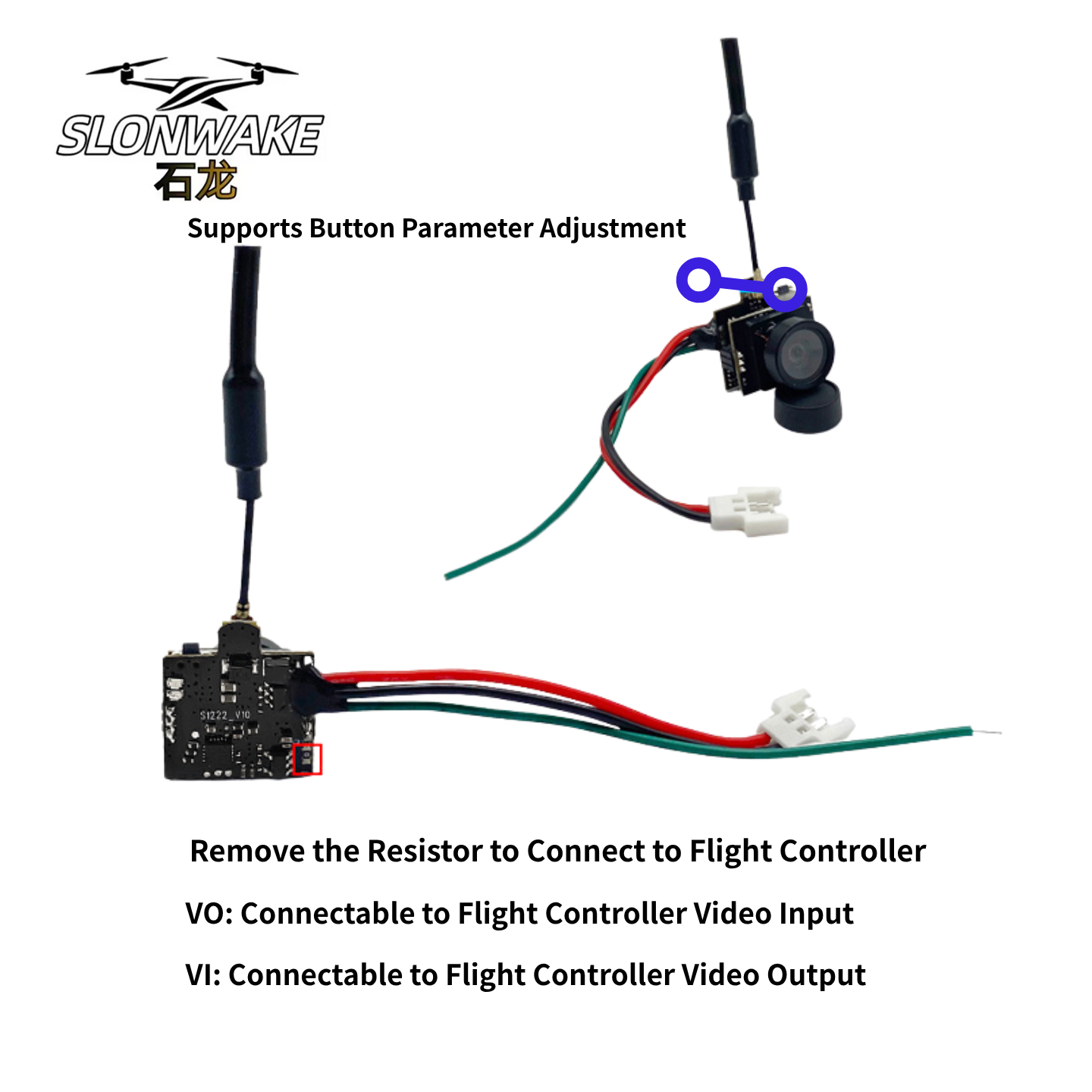 SLONWAKE 5.8G Analog Video Tra - đánh giá và giá Drone Controller Screen