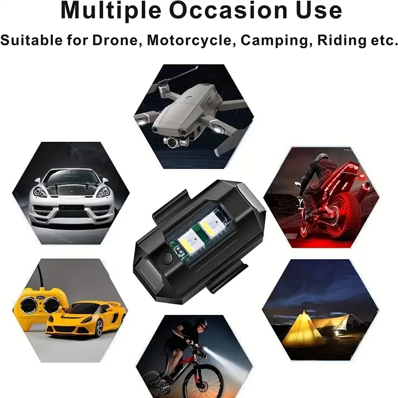 1Pcs Remote LED RGB Anti-colli - đánh giá và giá Drone Strobe Light