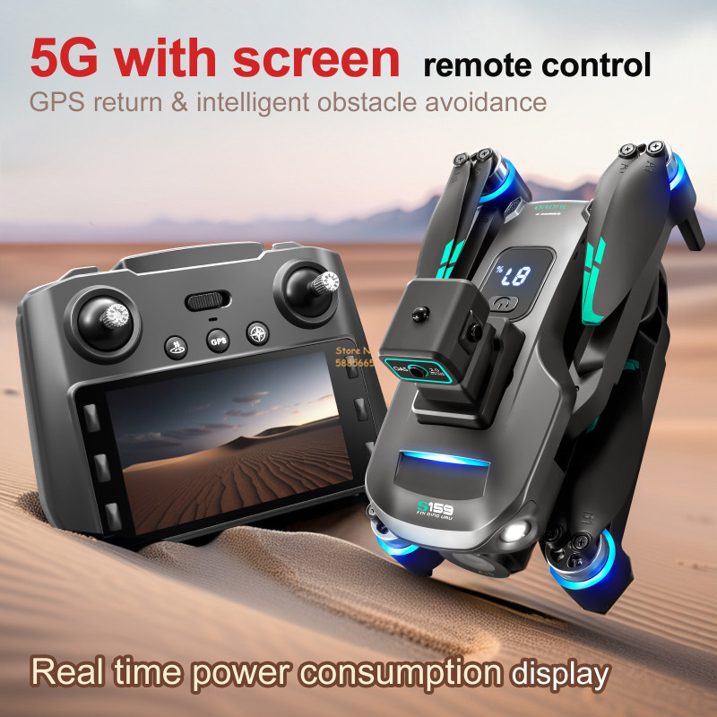 8K Dual Camera 5G WIFI FPV Rem - đánh giá và giá Drone Power Bank