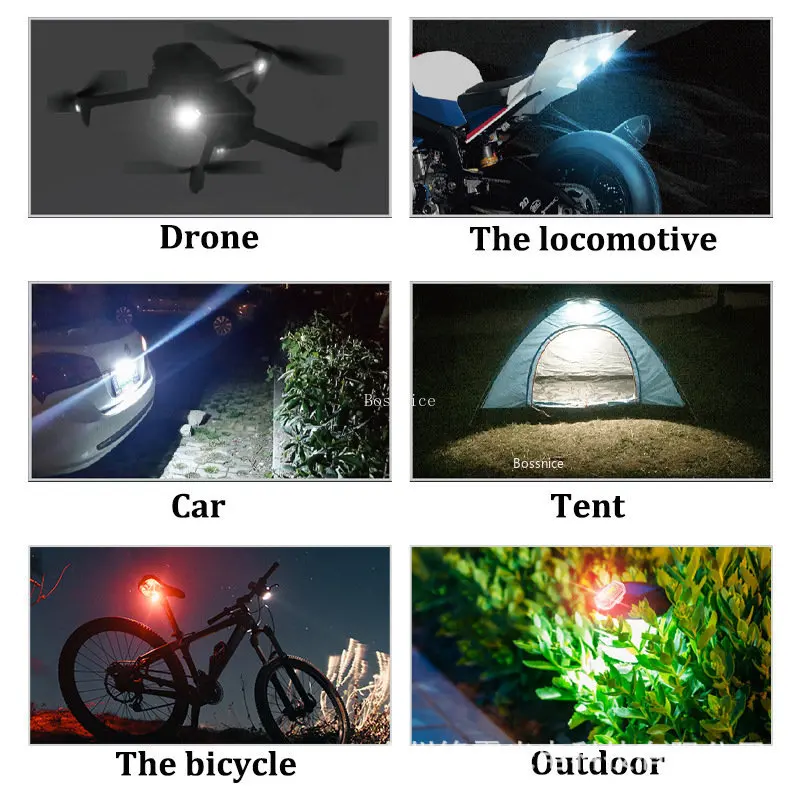 1/2Pcs Wireless LED Strobe Lig - đánh giá và giá Drone Beacon Light