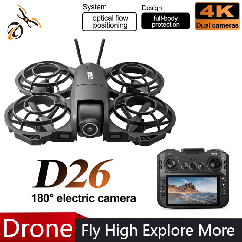 D26 Drone 4K Aerial HD 180° Ca - đánh giá và giá Drone Power Bank