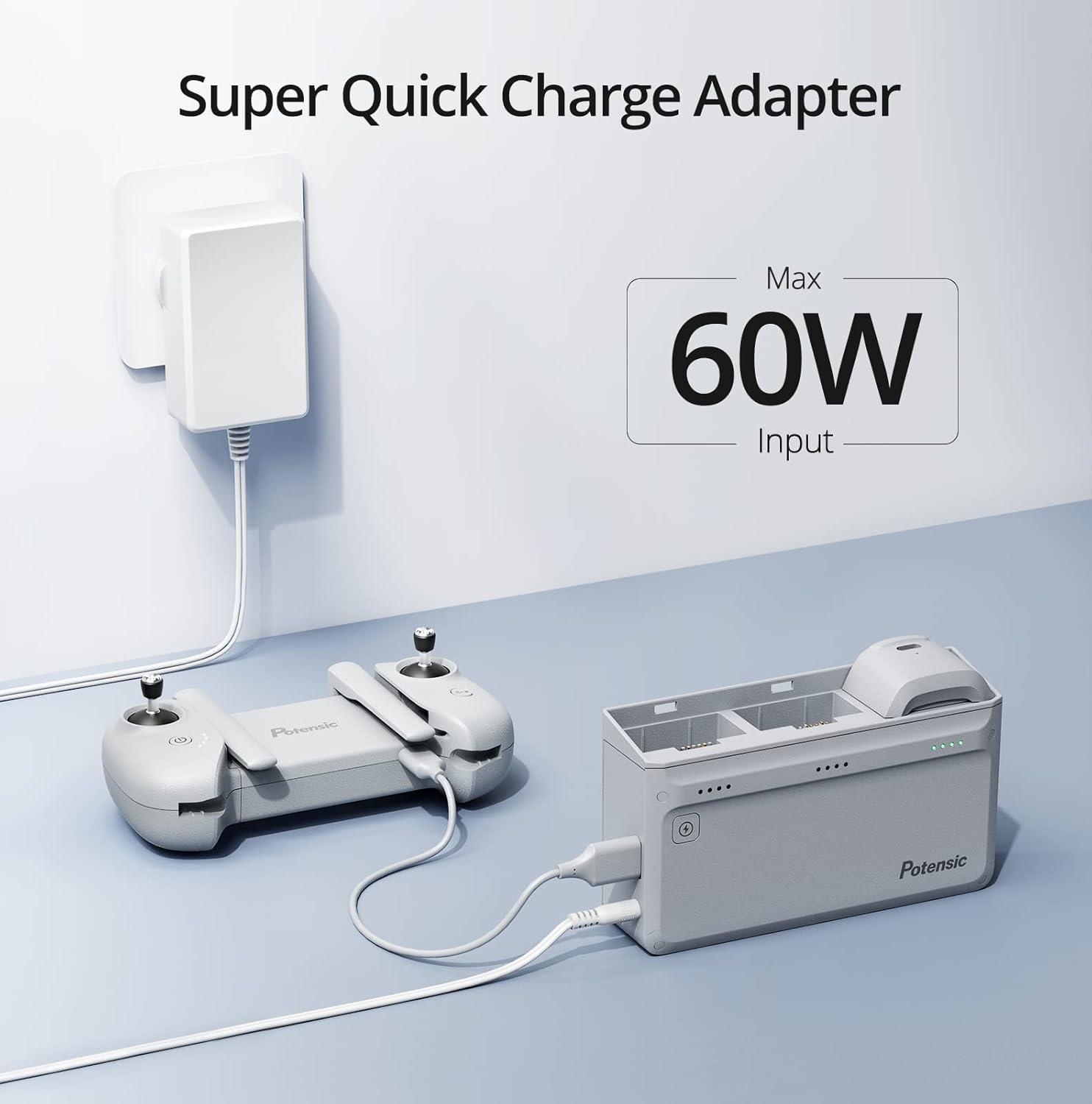 Potensic Original 60W Charging - đánh giá và giá Drone Charging Hub