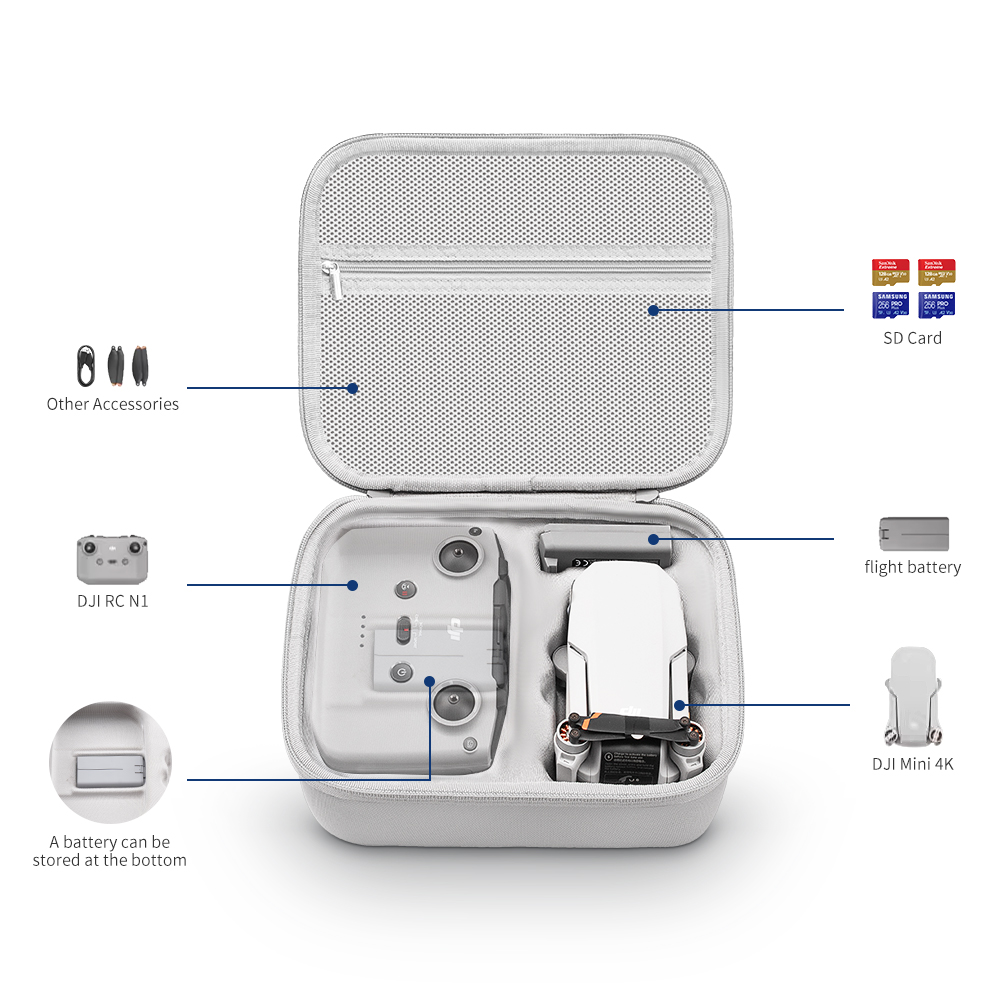 XFJI Storage Bag Protective Ca - đánh giá và giá Drone Controller Hood