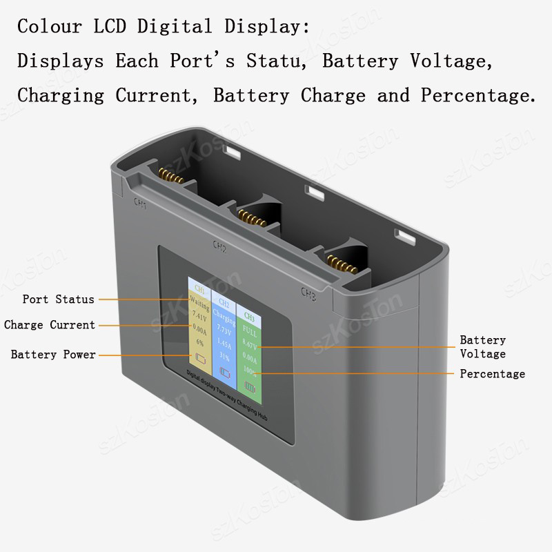For DJI Mavic Mini 2/SE Mini 4 - đánh giá và giá Drone Charging Hub