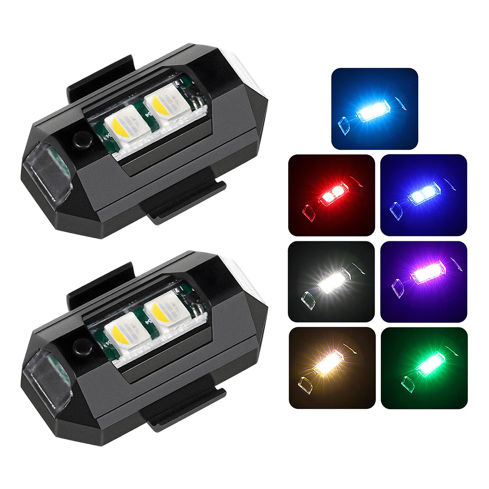 2PCS Mini LED Strobe Lights De - đánh giá và giá Drone Strobe Light