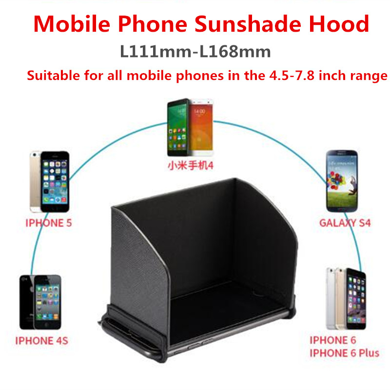 4.7-10 Inch Đa Năng Di Động Đi - đánh giá và giá Drone Controller Hood