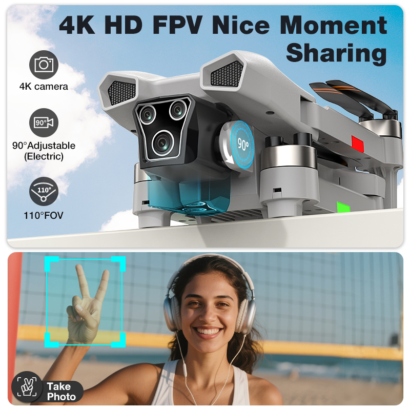 NEW Hot L017 Pro Drone Brushle - đánh giá và giá Drone Power Bank