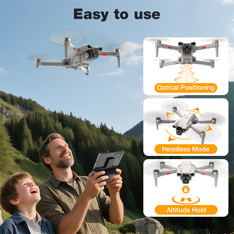 NEW Hot L017 Pro Drone Brushle - đánh giá và giá Drone Power Bank
