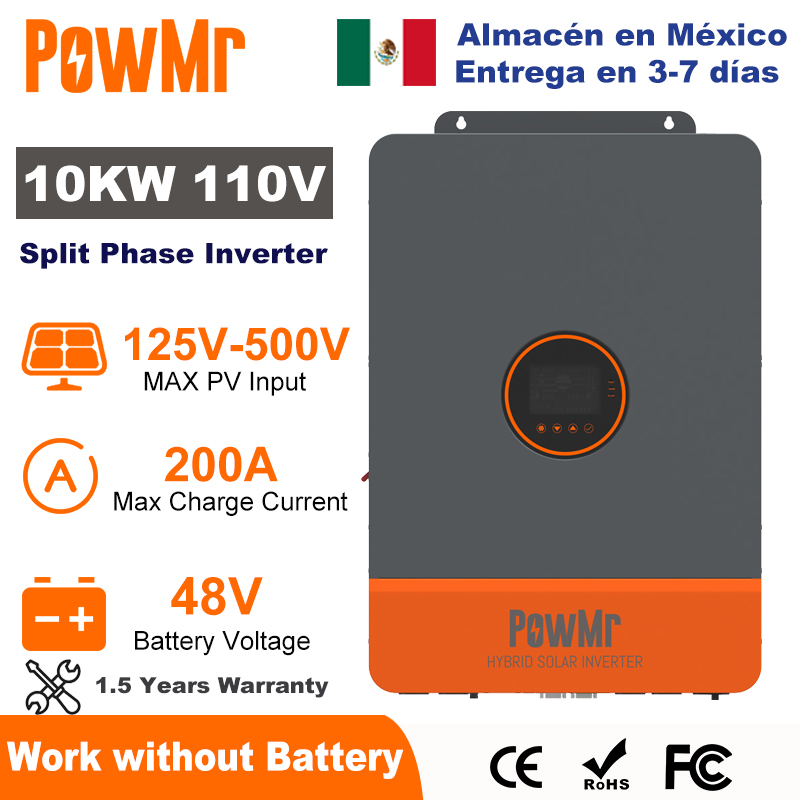 PowMr 10KW Split Phase Inverte - đánh giá và giá Drone Solar Charger