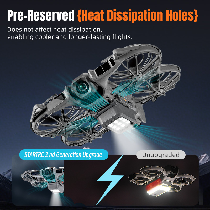 STARTRC LED Landing Gear for D - đánh giá và giá Drone Strobe Light