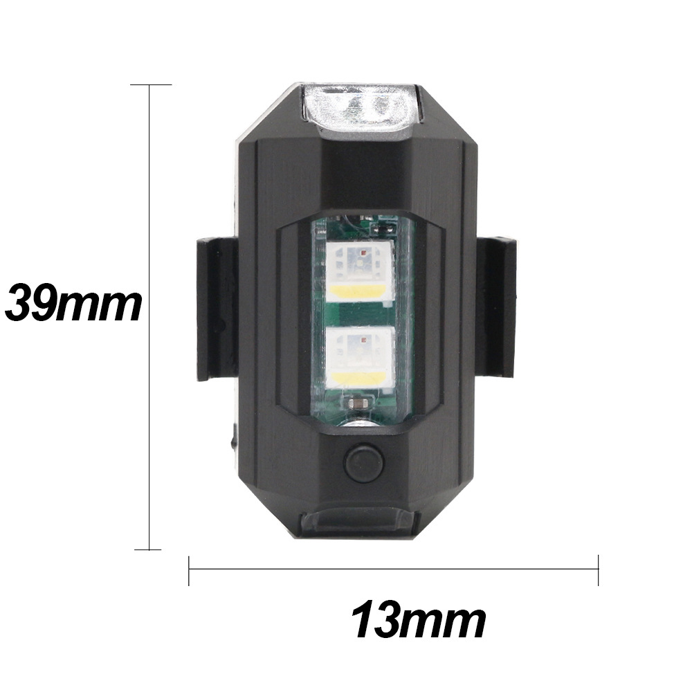 Motorcycle LED RGB Warning Lig - đánh giá và giá Drone Strobe Light