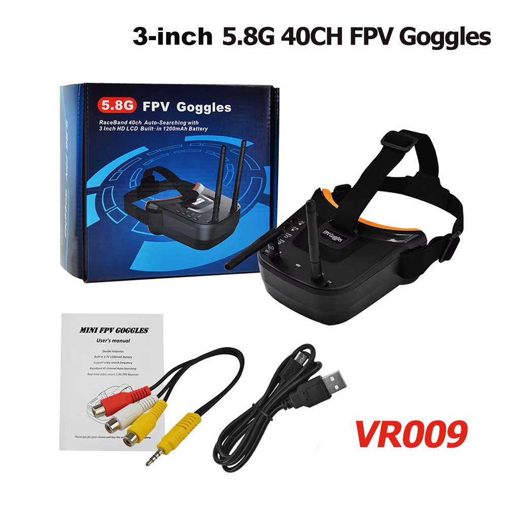 VR009 FPV Video Goggles 3Inch  - đánh giá và giá Drone Controller Screen