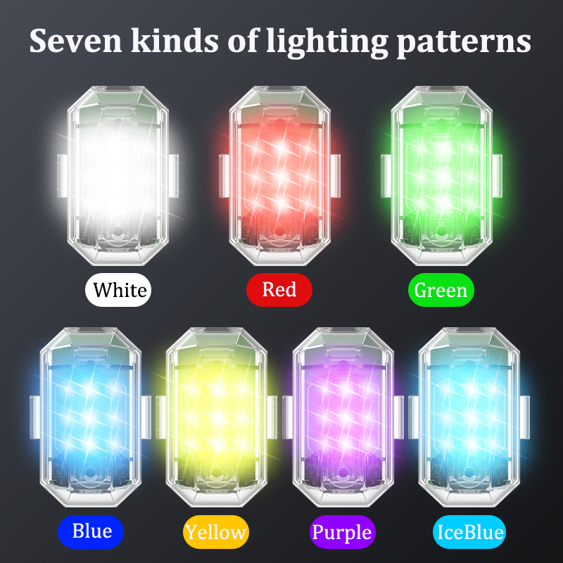 1/2/4pcs Wireless LED Drone St - đánh giá và giá Drone Strobe Light