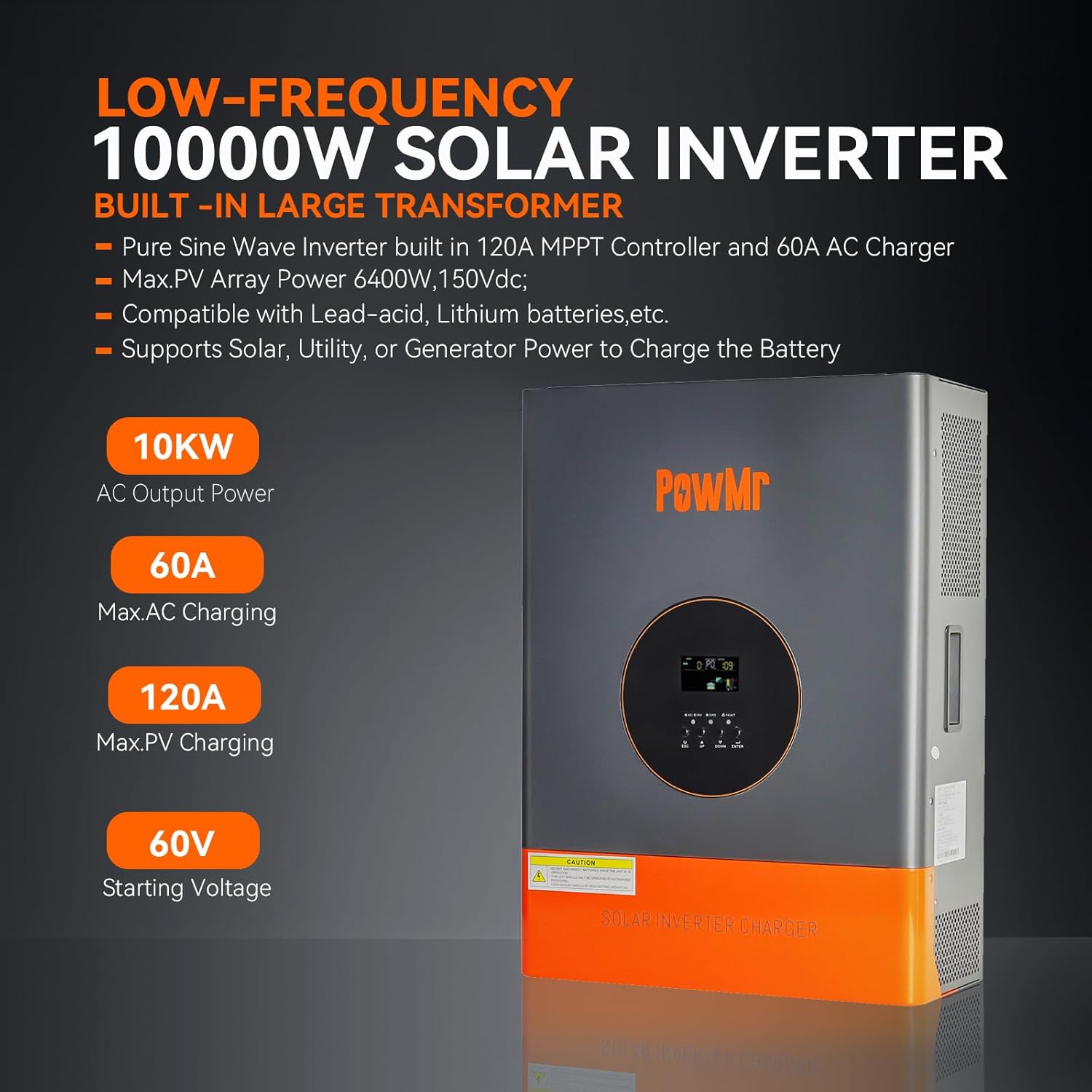 PowMr 10KW 5KW Split Phase Inv - đánh giá và giá Drone Solar Charger